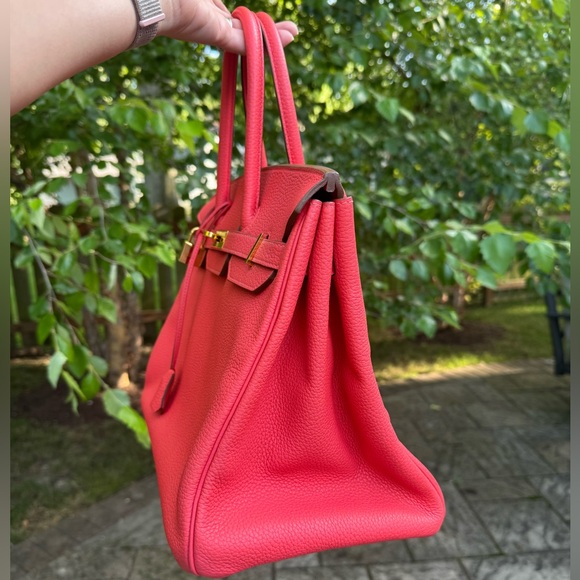 ✨🛍️ Hermes Birkin 35 Handbag Coral - Picture 3 of 11
